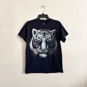 Tiger Graphic Black‎ Tshirt